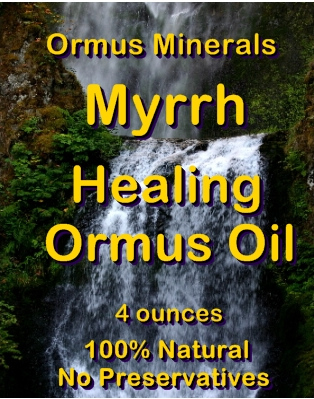 Ormus Minerals -Myrrh Healing Ormus Oil