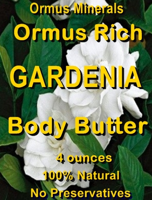 Ormus Minerals -ORMUS Rich Gardenia Body Butter